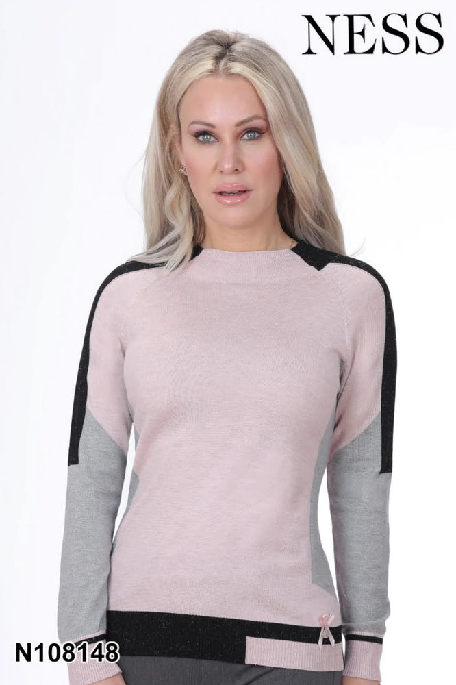 NESS - CHANDAIL - 108148 - ROSE