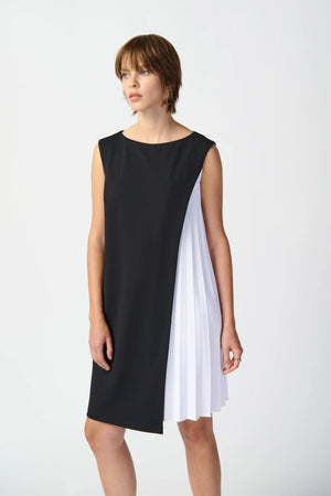 
                  
                    Charger l&amp;#39;image dans la galerie, JOSEPH RIBKOFF - ROBE - 241160 - NOIR/ VANILLE
                  
                