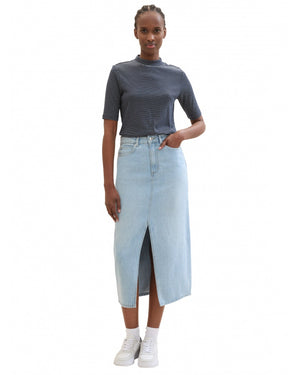
                  
                    Charger l&amp;#39;image dans la galerie, TOM TAILOR - JUPE - 40888 - DENIM PALE
                  
                