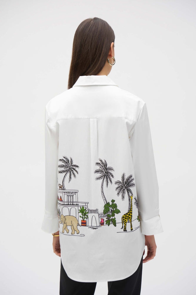 
                  
                    Charger l&amp;#39;image dans la galerie, JOSEPH RIBKOFF - BLOUSE - 252930 - BLANC/MULTI
                  
                