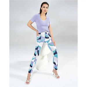 
                  
                    Charger l&amp;#39;image dans la galerie, I&amp;#39;CONA - PANTALON - 61052 60220 - GRIS/TURQUOISE/LILAS/NOIR
                  
                