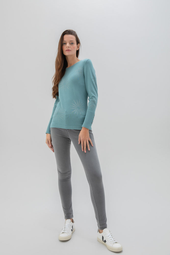 MARBLE  - CHANDAIL - 7674 - TURQUOISE