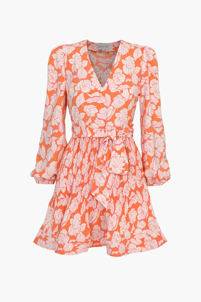 
                  
                    Charger l&amp;#39;image dans la galerie, ADELYN RAE - ROBE - F241D5817 - ORANGE/ROSE
                  
                