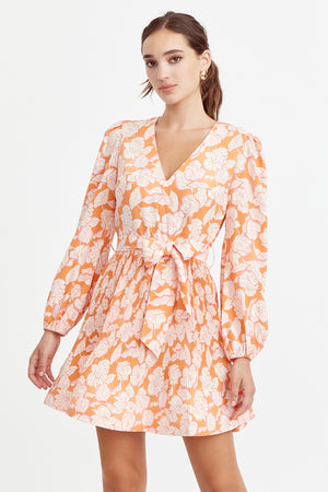 
                  
                    Charger l&amp;#39;image dans la galerie, ADELYN RAE - ROBE - F241D5817 - ORANGE/ROSE
                  
                