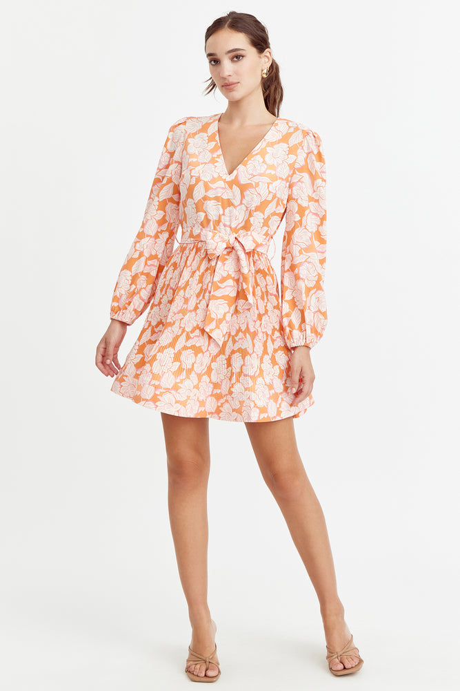 
                  
                    Charger l&amp;#39;image dans la galerie, ADELYN RAE - ROBE - F241D5817 - ORANGE/ROSE
                  
                