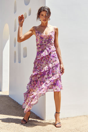 
                  
                    Charger l&amp;#39;image dans la galerie, ADELYN RAE - ROBE - F243D5769 - MAUVE/ROSE
                  
                