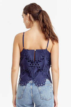 
                  
                    Charger l&amp;#39;image dans la galerie, ADELYN RAE - CAMISOLE - F243T6996 - MARINE
                  
                