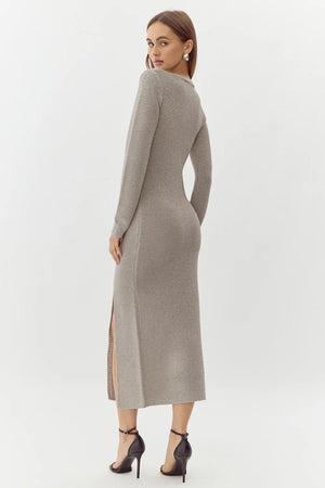 
                  
                    Charger l&amp;#39;image dans la galerie, ADELYN RAE - ROBE - F248WD6044 - ARGENT
                  
                