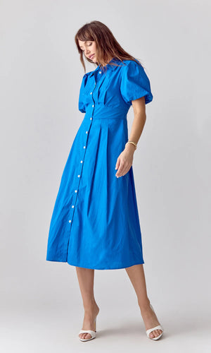 
                  
                    Charger l&amp;#39;image dans la galerie, GREYLIN - ROBE - G242D5710 - BLEU
                  
                