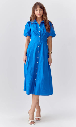 
                  
                    Charger l&amp;#39;image dans la galerie, GREYLIN - ROBE - G242D5710 - BLEU
                  
                