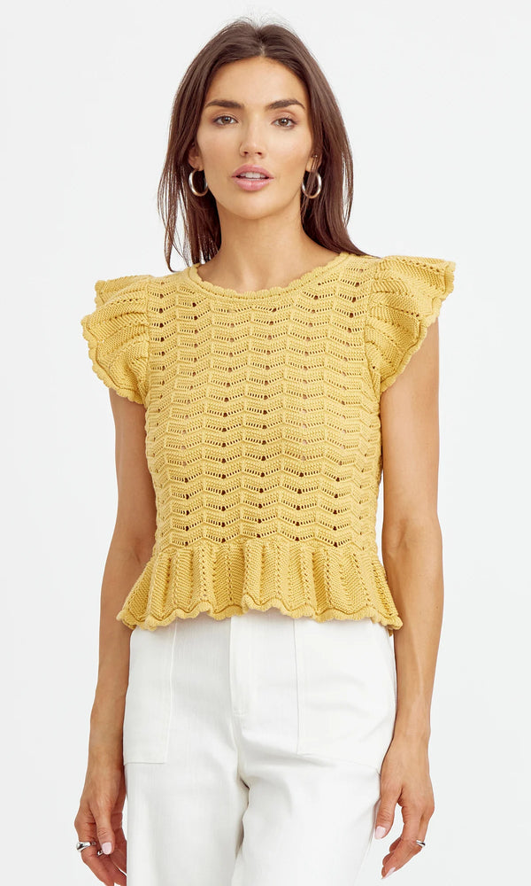 GREYLIN - TOP - G242WT6002 - JAUNE