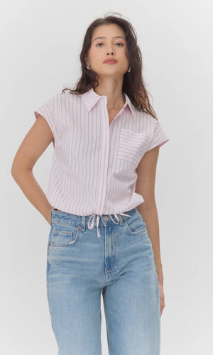 
                  
                    Charger l&amp;#39;image dans la galerie, GREYLIN - BLOUSE - G251T7116 - ROSE/MARINE
                  
                