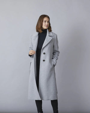 
                  
                    Charger l&amp;#39;image dans la galerie, JUNGE - MANTEAU - LONG - 1615 15 - GRIS
                  
                