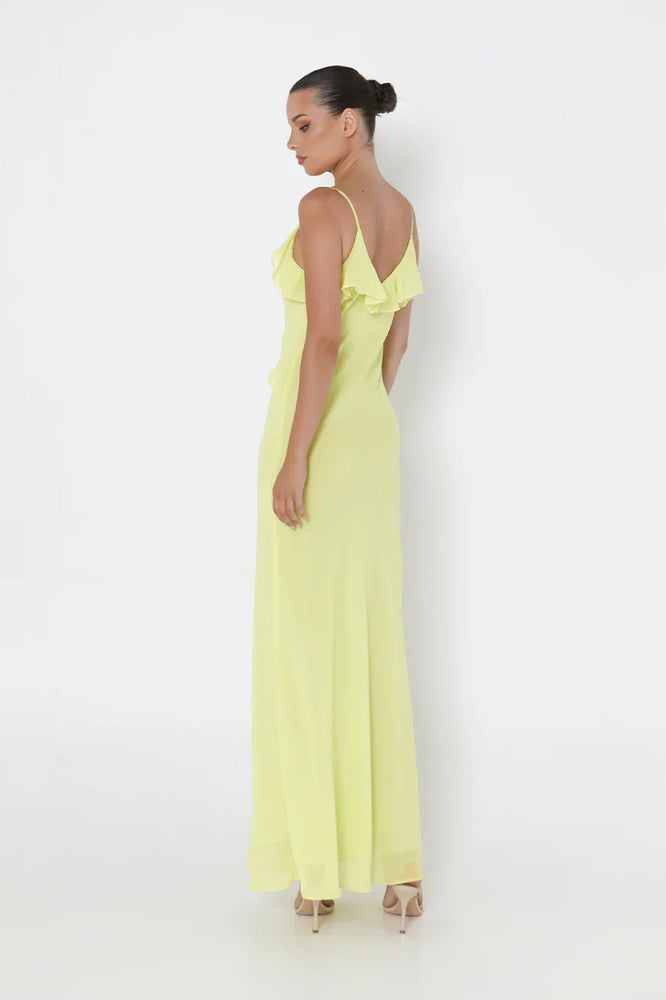 
                  
                    Charger l&amp;#39;image dans la galerie, MADISON THE LABEL - ROBE LONGUE - MS2406 - JAUNE
                  
                