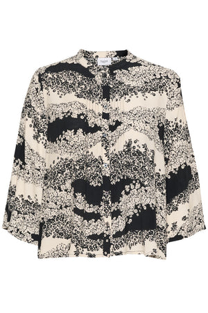 
                  
                    Charger l&amp;#39;image dans la galerie, SAINT TROPEZ - BLOUSE - 30513799 - NOIR/BEIGE
                  
                