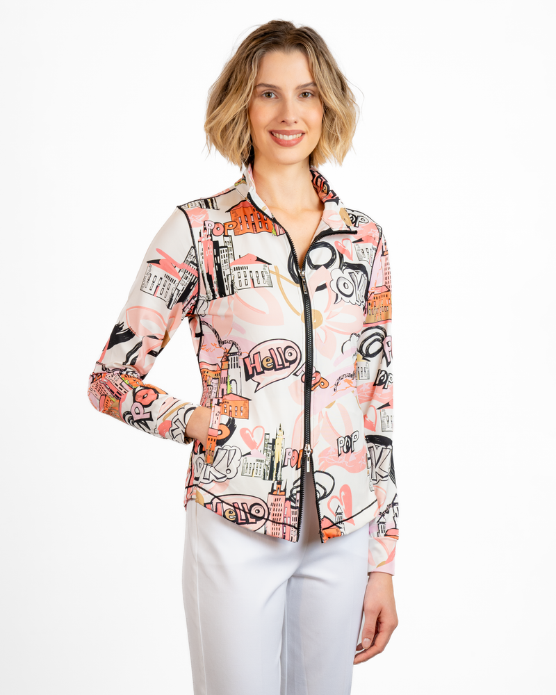 BYLYSE - VESTE - SS5088-317 - CANTALOUPE