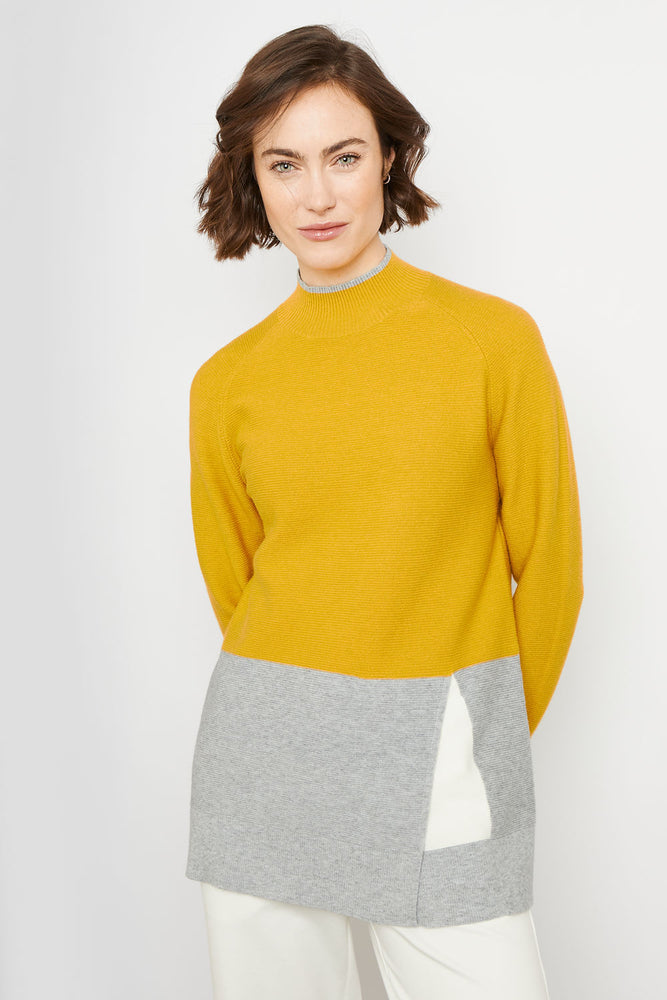 BYLYSE - CHANDAIL - AG1031-250-33 - GRIS/JAUNE