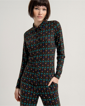 
                  
                    Charger l&amp;#39;image dans la galerie, SURKANA - CHEMISE - 563WALA113-70 - BRUN/TURQUOISE
                  
                