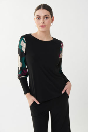 
                  
                    Charger l&amp;#39;image dans la galerie, JOSEPH RIBKOFF - BLOUSE - 223253 NOIR/ROSE/VERT / 10
                  
                