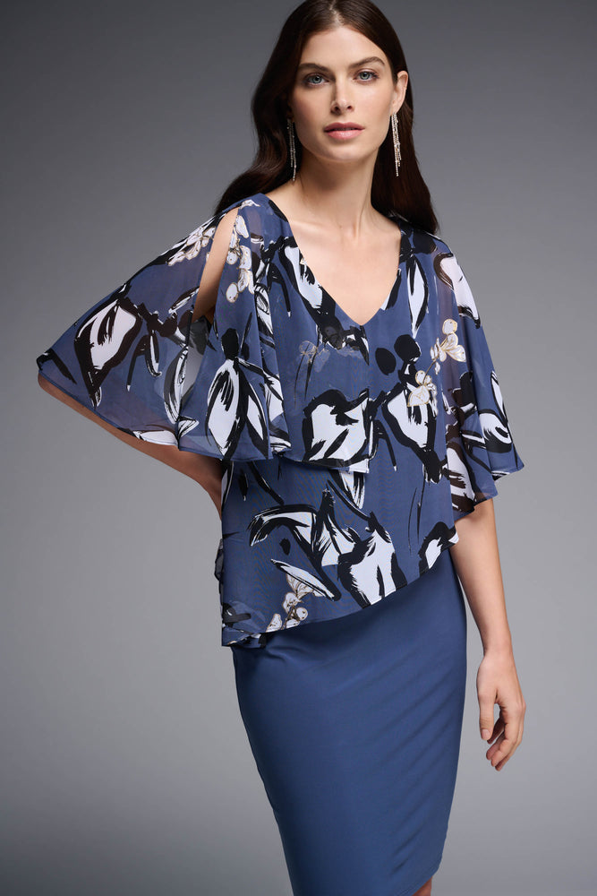 
                  
                    Charger l&amp;#39;image dans la galerie, JOSEPH RIBKOFF - ROBE - 231731 - BLEU ACIER
                  
                