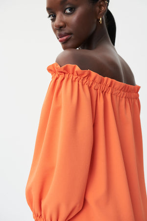 
                  
                    Charger l&amp;#39;image dans la galerie, JOSEPH RIBKOFF - BLOUSE - 232181 - MANDARINE
                  
                