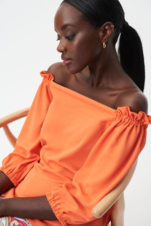 
                  
                    Charger l&amp;#39;image dans la galerie, JOSEPH RIBKOFF - BLOUSE - 232181 - MANDARINE
                  
                