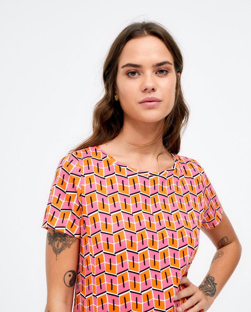 
                  
                    Charger l&amp;#39;image dans la galerie, SURKANA - ROBE - 523FULY713 - ROSE/ORANGE
                  
                