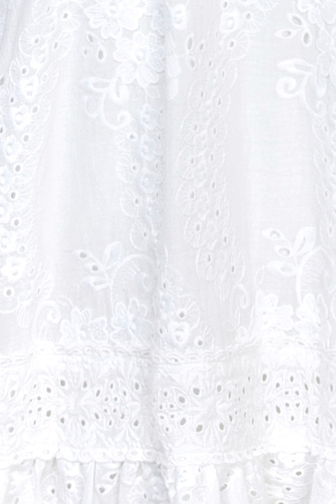
                  
                    Charger l&amp;#39;image dans la galerie, Adelyn Rae - Robe blanche
                  
                