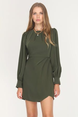 
                  
                    Charger l&amp;#39;image dans la galerie, ADELYN RAE - ROBE - F228D5104 - OLIVE
                  
                