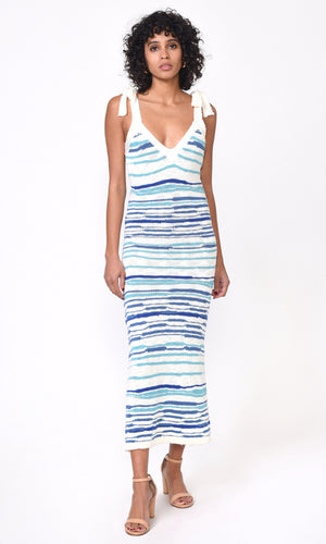 
                  
                    Charger l&amp;#39;image dans la galerie, Greylin - Robe longue en tricot
                  
                