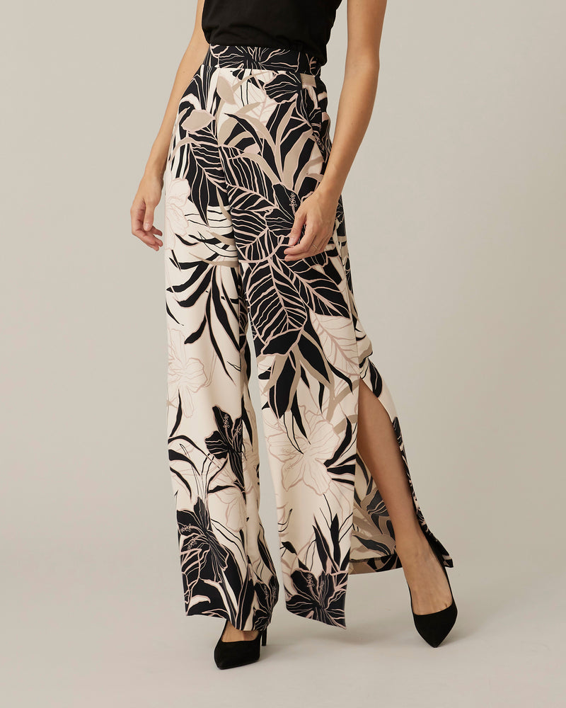 
                  
                    Charger l&amp;#39;image dans la galerie, Joseph Ribkoff - Pantalon à imprimé tropical
                  
                