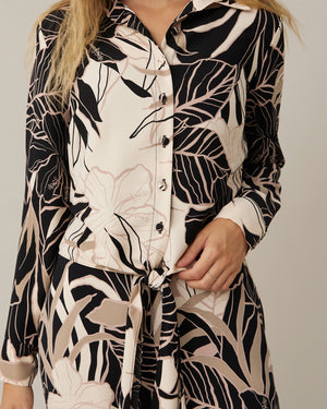 
                  
                    Charger l&amp;#39;image dans la galerie, Joseph Ribkoff - Blouse à imprimé tropical
                  
                