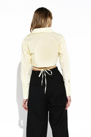 
                  
                    Charger l&amp;#39;image dans la galerie, Madison The Label - Chemisier crop
                  
                