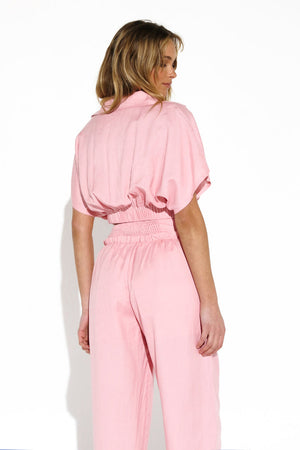 
                  
                    Charger l&amp;#39;image dans la galerie, Madison The Label - Crop top rose
                  
                