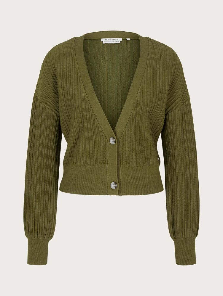 
                  
                    Charger l&amp;#39;image dans la galerie, Tom Tailor - Cardigan court
                  
                