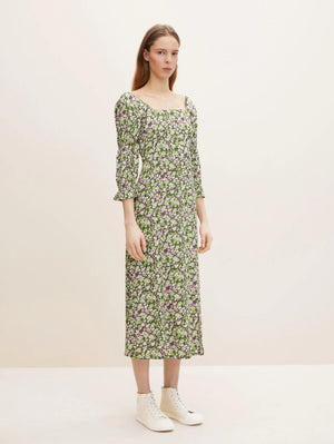 
                  
                    Charger l&amp;#39;image dans la galerie, Tom Tailor - Robe longue floral
                  
                