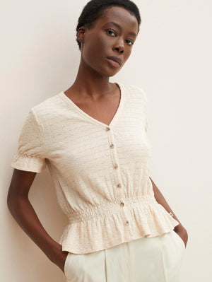 
                  
                    Charger l&amp;#39;image dans la galerie, Tom Tailor - Blouse V
                  
                