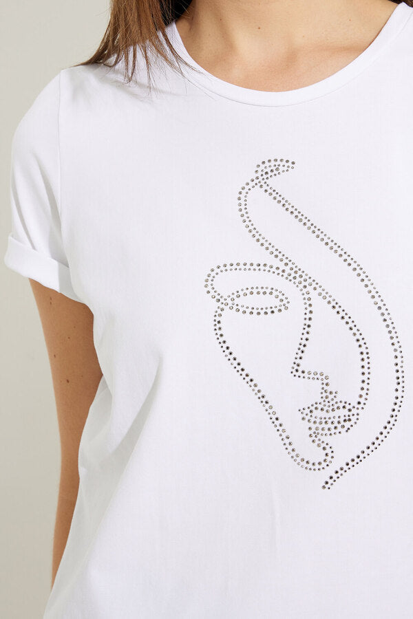 
                  
                    Charger l&amp;#39;image dans la galerie, ELENA WANG - T-SHIRT - EW30003 - BLANC
                  
                