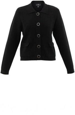 
                  
                    Charger l&amp;#39;image dans la galerie, MARBLE - CARDIGAN - 6712 - NOIR
                  
                