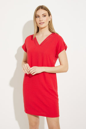 
                  
                    Charger l&amp;#39;image dans la galerie, ALISON SHERY - ROBE - A41165 - Rouge
                  
                