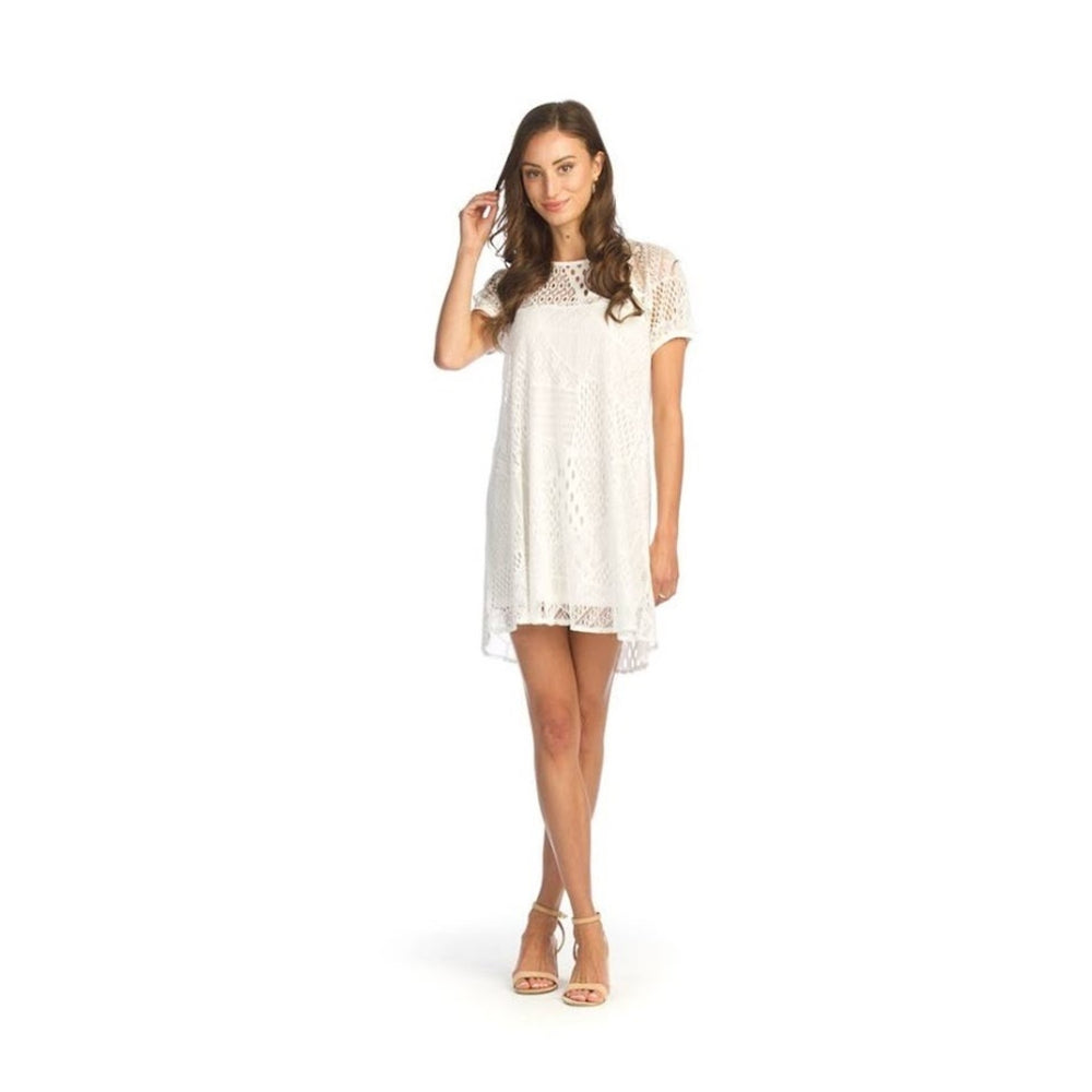 PAPILLON - ROBE - PD-14681 - BLANC