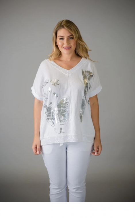 ELISSIA - T-SHIRT - LX34147 - BLANC